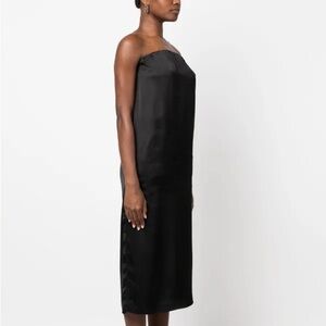 Lou Lou Studio Satin Sleeveless Midi Dress